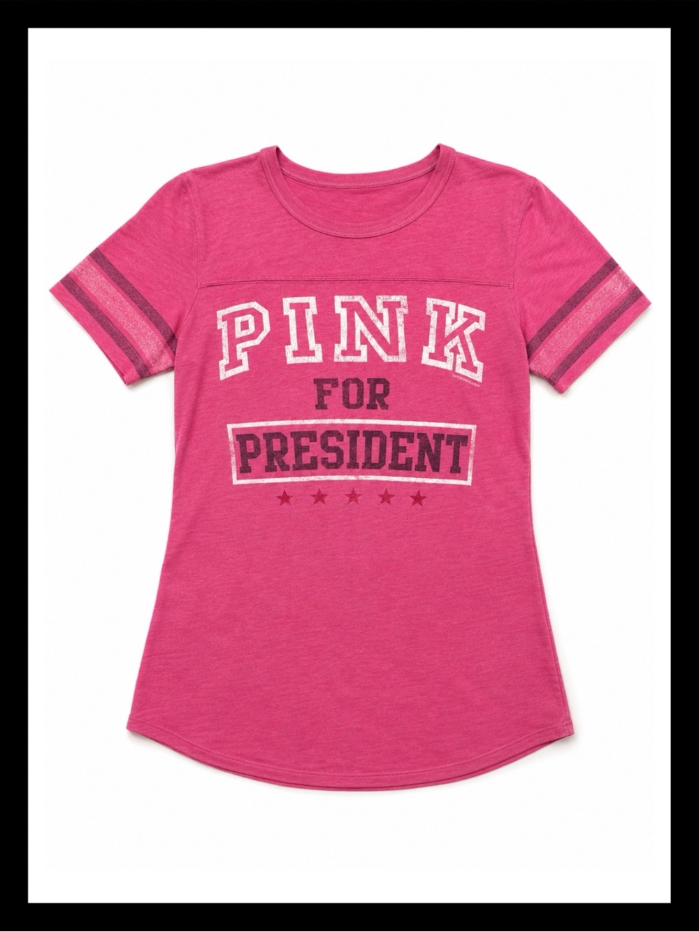 💕ⓅⒾⓃⓀ ⓋⓈ Y2K/RARE/HTF “PINK FOR PRESIDENT” Tee✨EUC✨💕